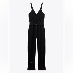 Strap Hem Jumpsuit